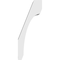Ekena Millwork 3 1/2-in. W x 8-in. D x 20-in. H Legacy Architectural Grade PVC Knee Brace BRCP035X08X20LEC - alternate 2